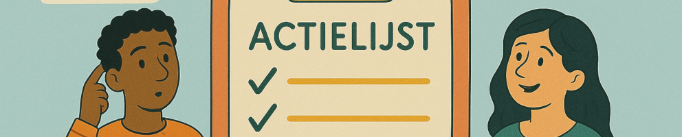 Illustratie bij: Wie is verantwoordelijk voor het bijhouden van een actielijst?