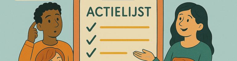 Illustratie bij: Wie is verantwoordelijk voor het bijhouden van een actielijst?
