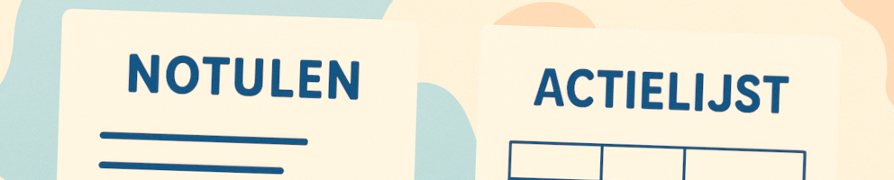 Illustratie bij: Wat is het verschil tussen een actielijst en notulen?