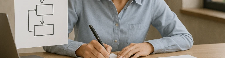 Illustratie bij: Methodisch Notuleren